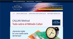 Desktop Screenshot of metodocallan.info